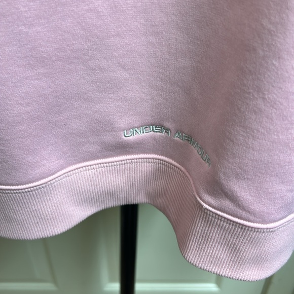 Under Armour Women's Pink Hoodie with pockets, Size XL - Picture 7 of 9